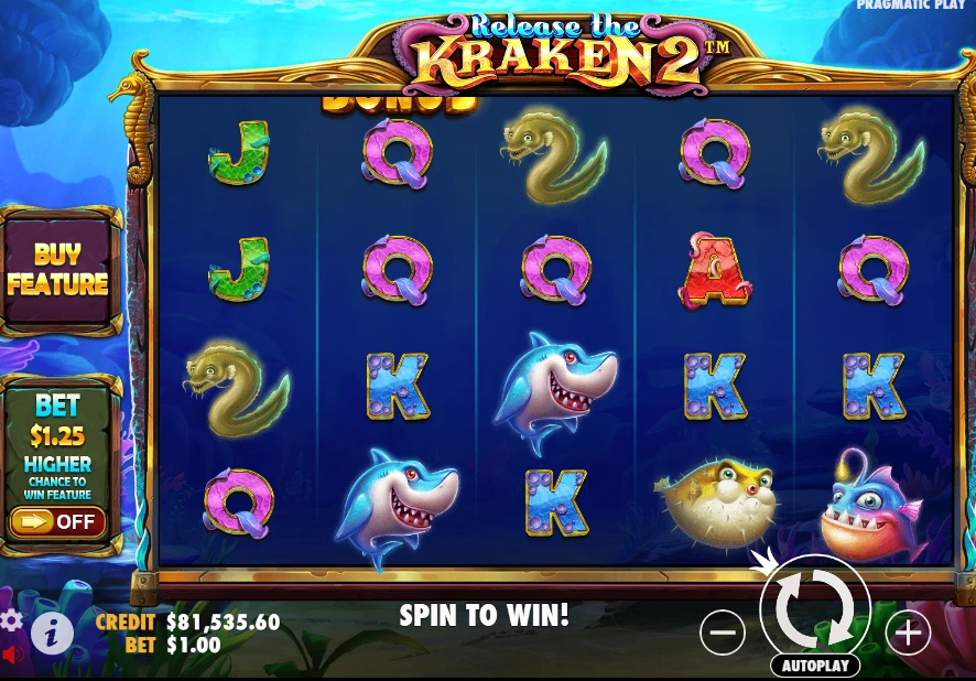 Release the Kraken 2 slot