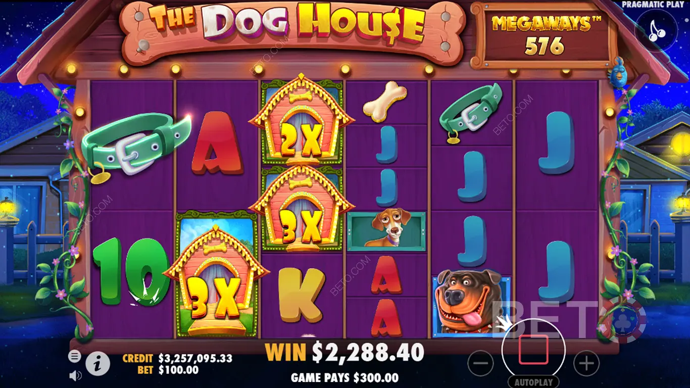 The Dog House Megaways เกมสล็อต